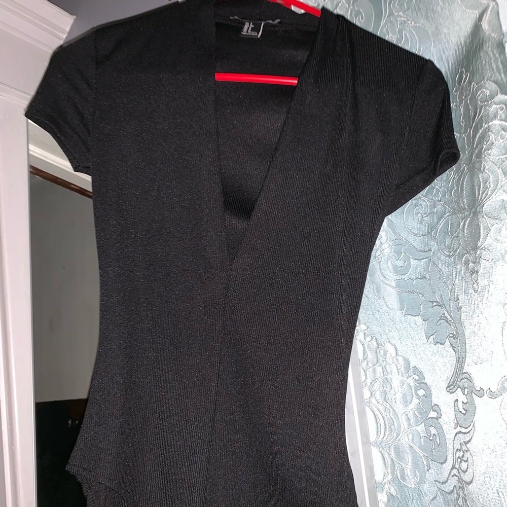 Plunging V-neck Body Suit - forever 21.